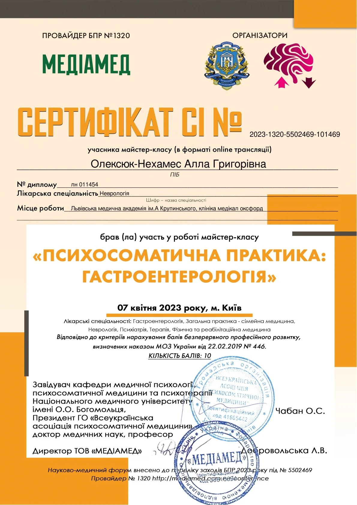 Олексюк-Нехамес Алла Григорівна