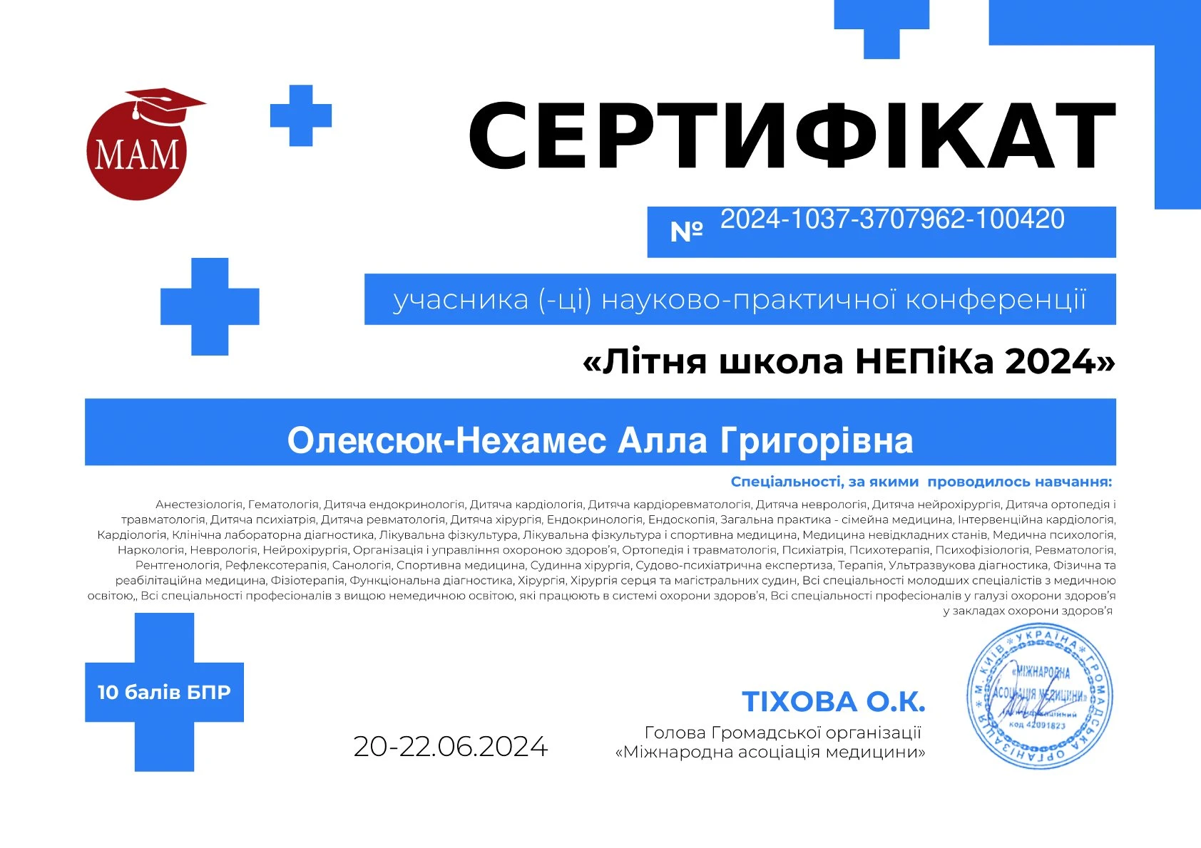 Олексюк-Нехамес Алла Григорівна