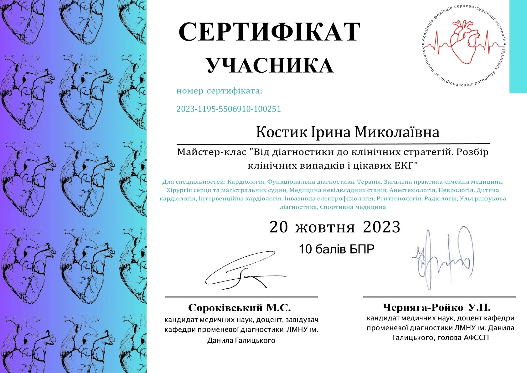 Костик Ірина Миколаївна