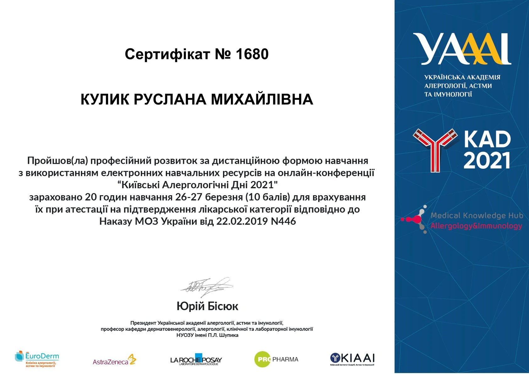 Кулик Руслана Михайлівна