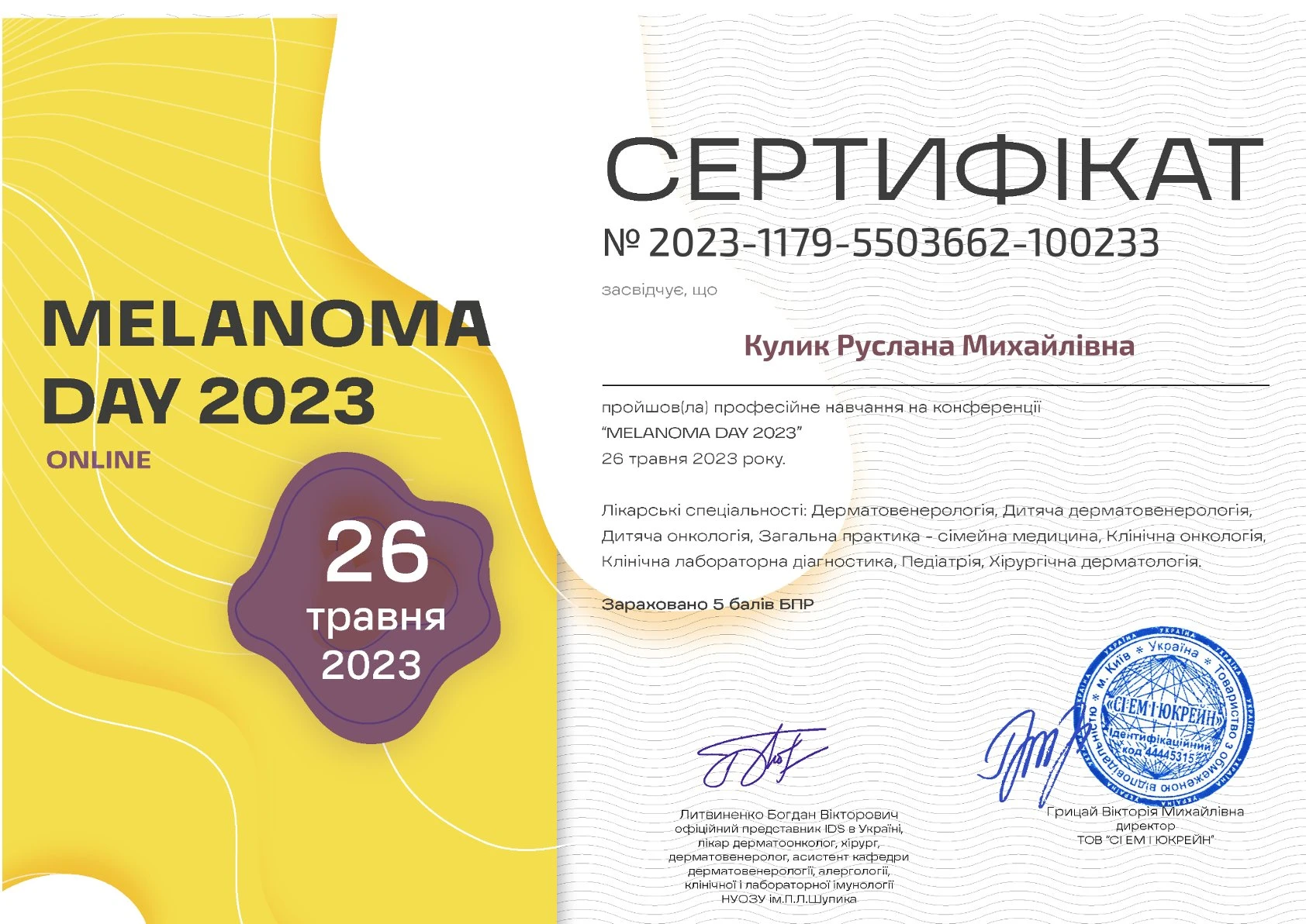 Кулик Руслана Михайлівна