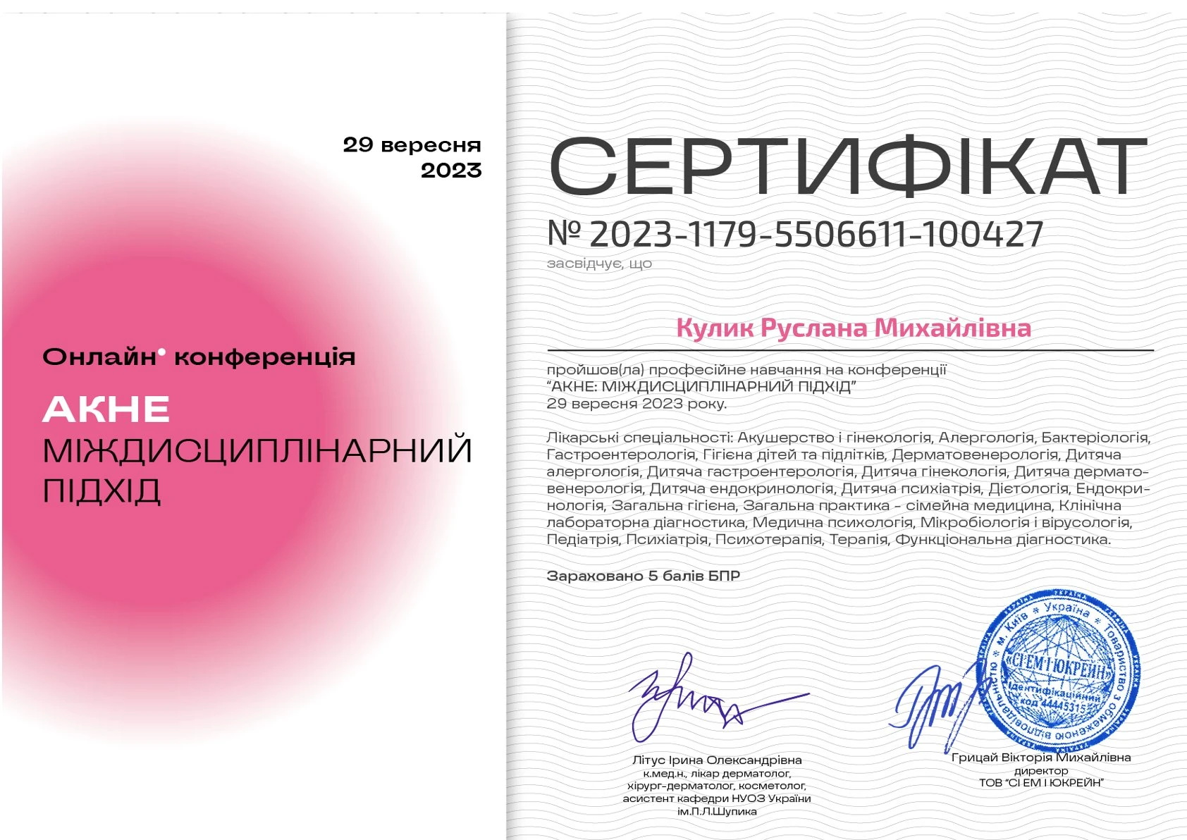 Кулик Руслана Михайлівна