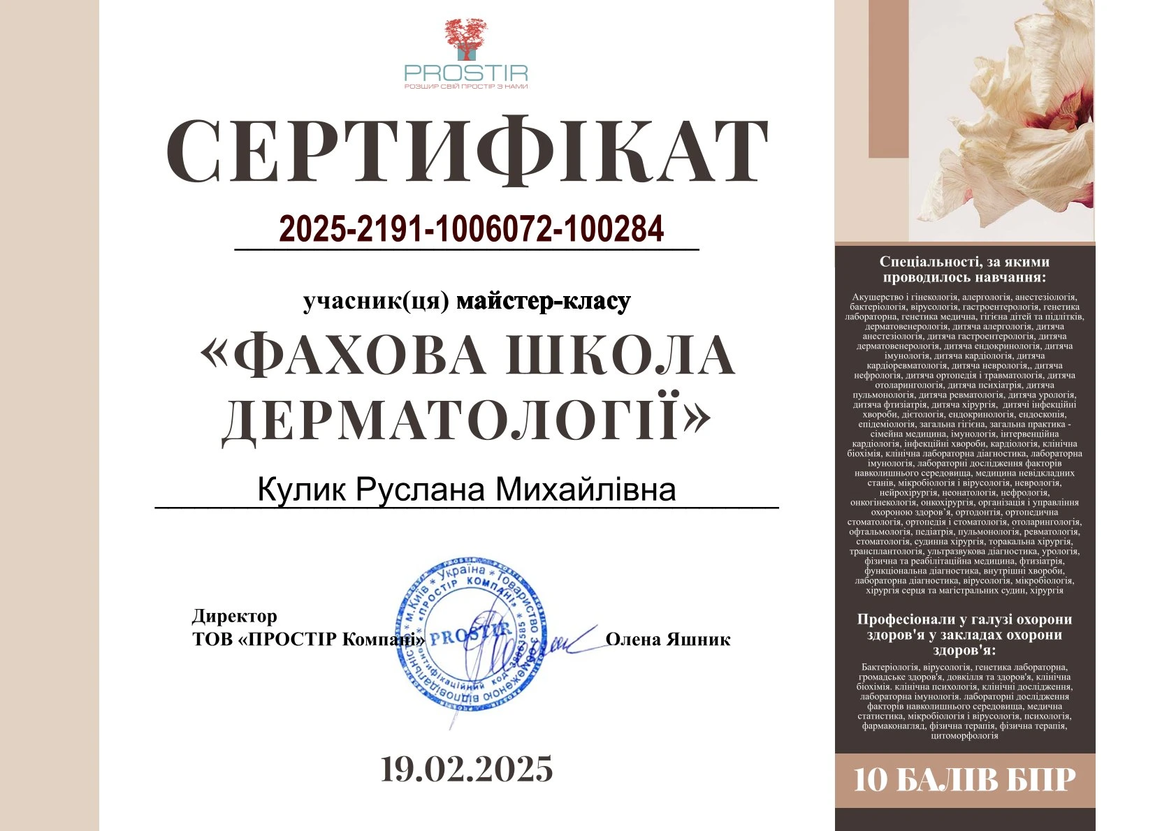 Кулик Руслана Михайлівна