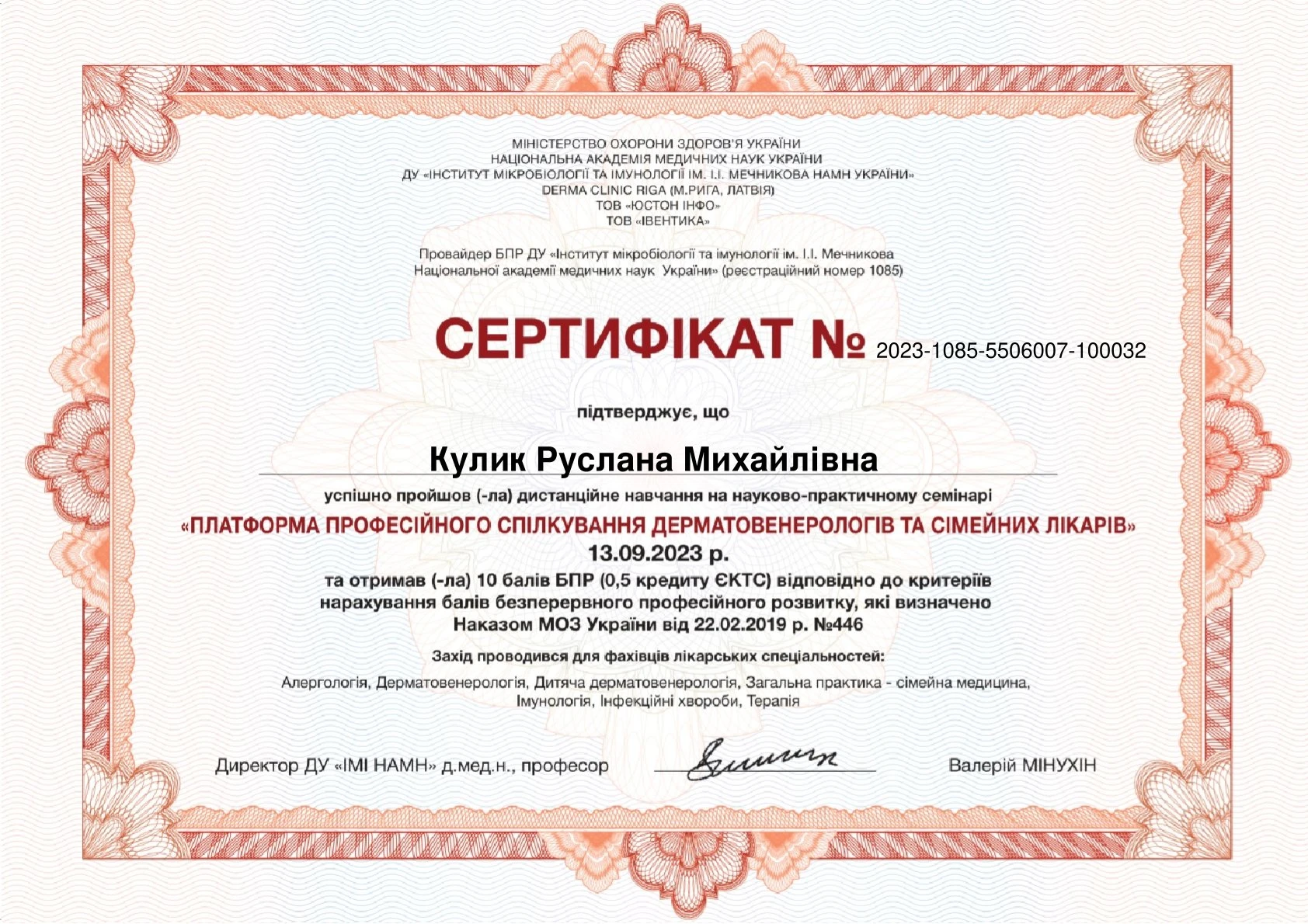 Кулик Руслана Михайлівна