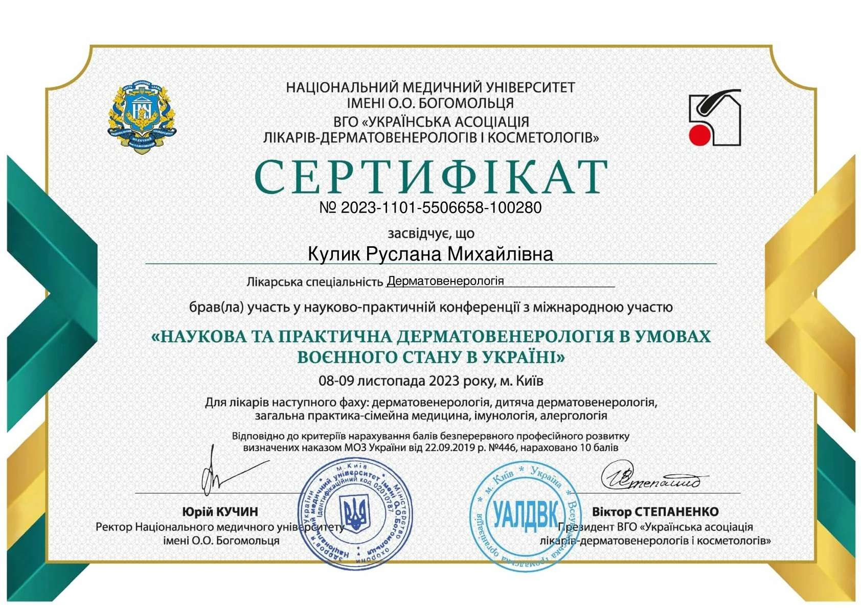Кулик Руслана Михайлівна