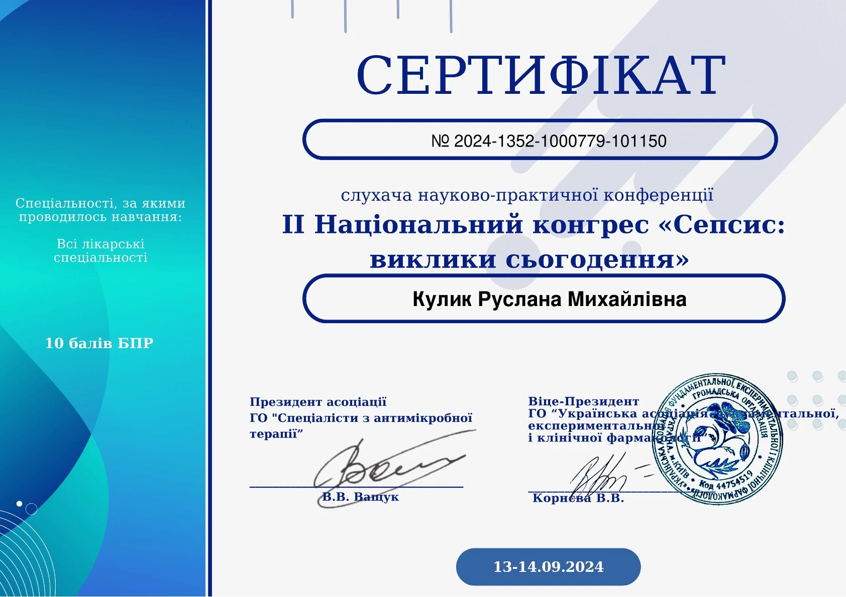 Кулик Руслана Михайлівна