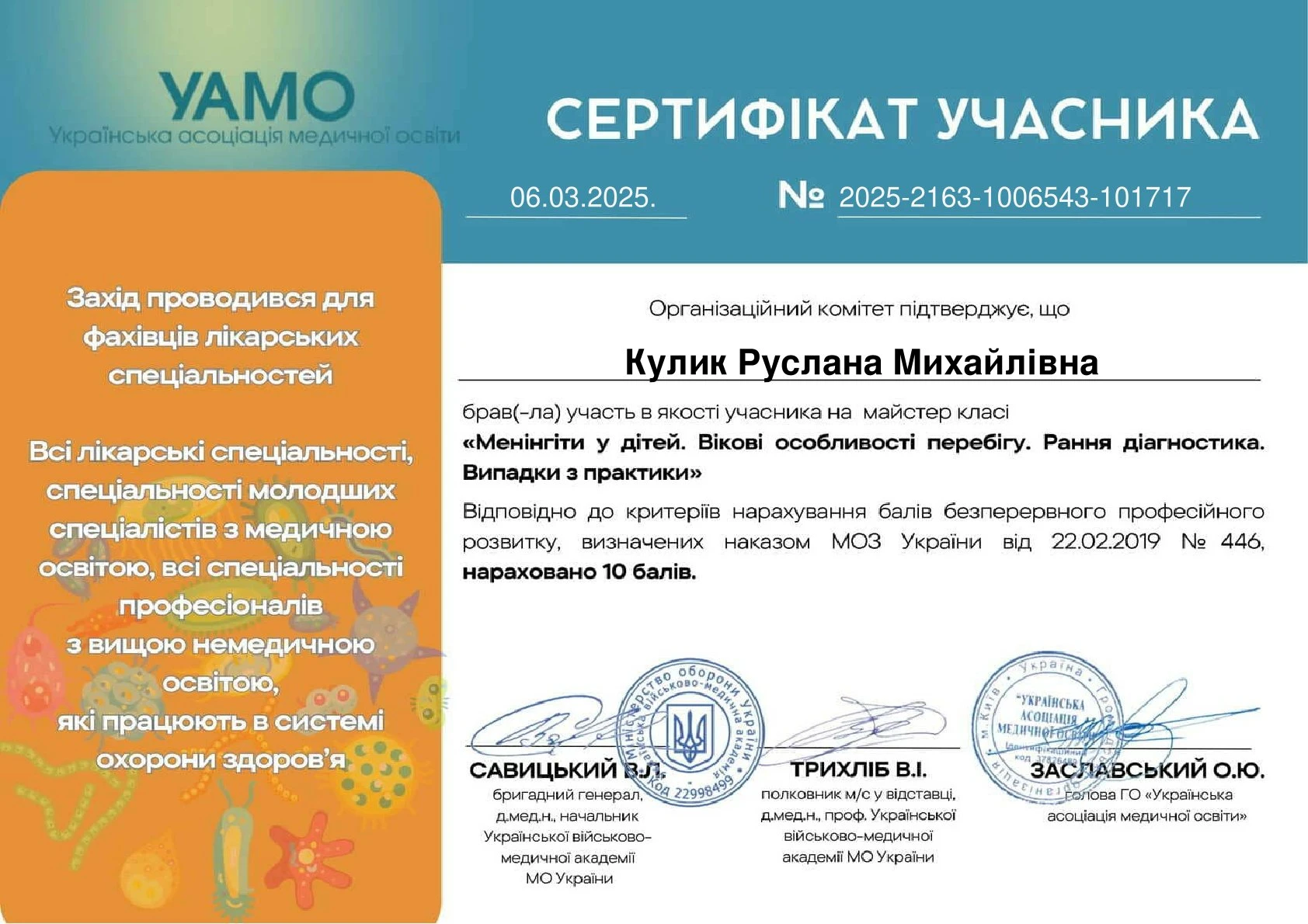 Кулик Руслана Михайлівна