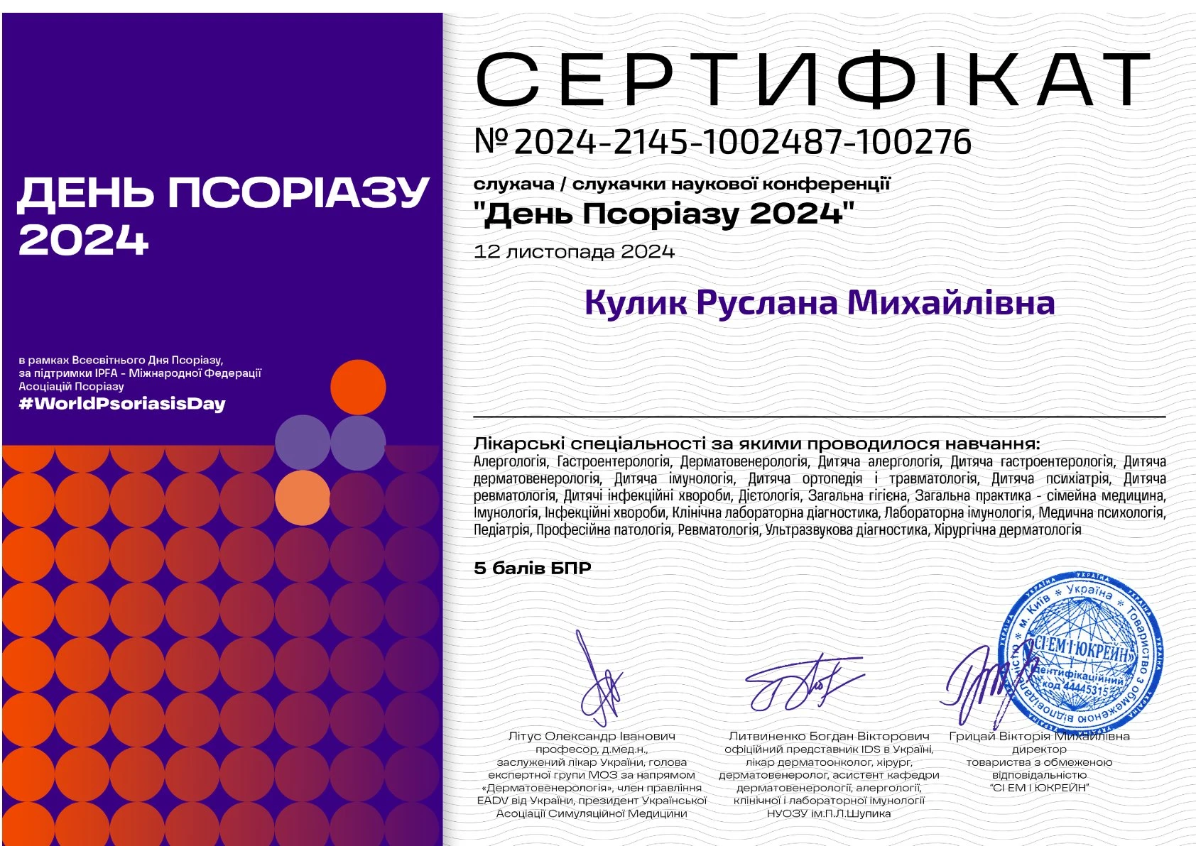 Кулик Руслана Михайлівна