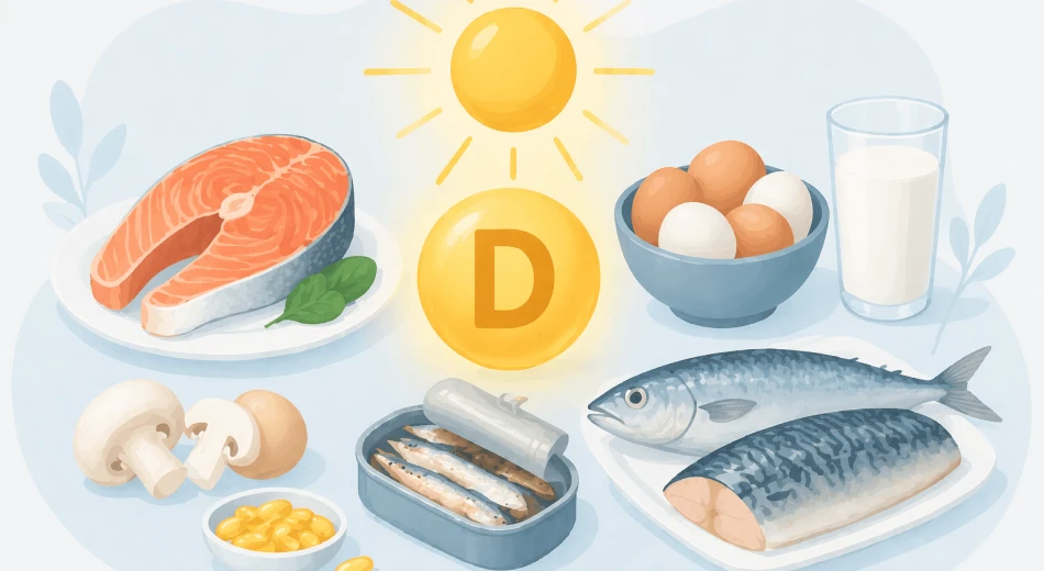 В яких продуктах є вітамін Д: Продукти з вітаміном D при дефіциті