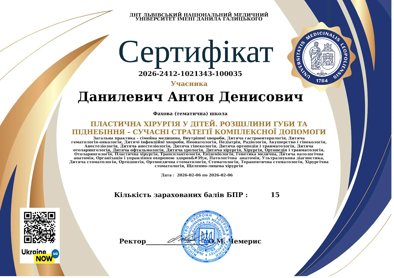 Данилевич Антон Денисович