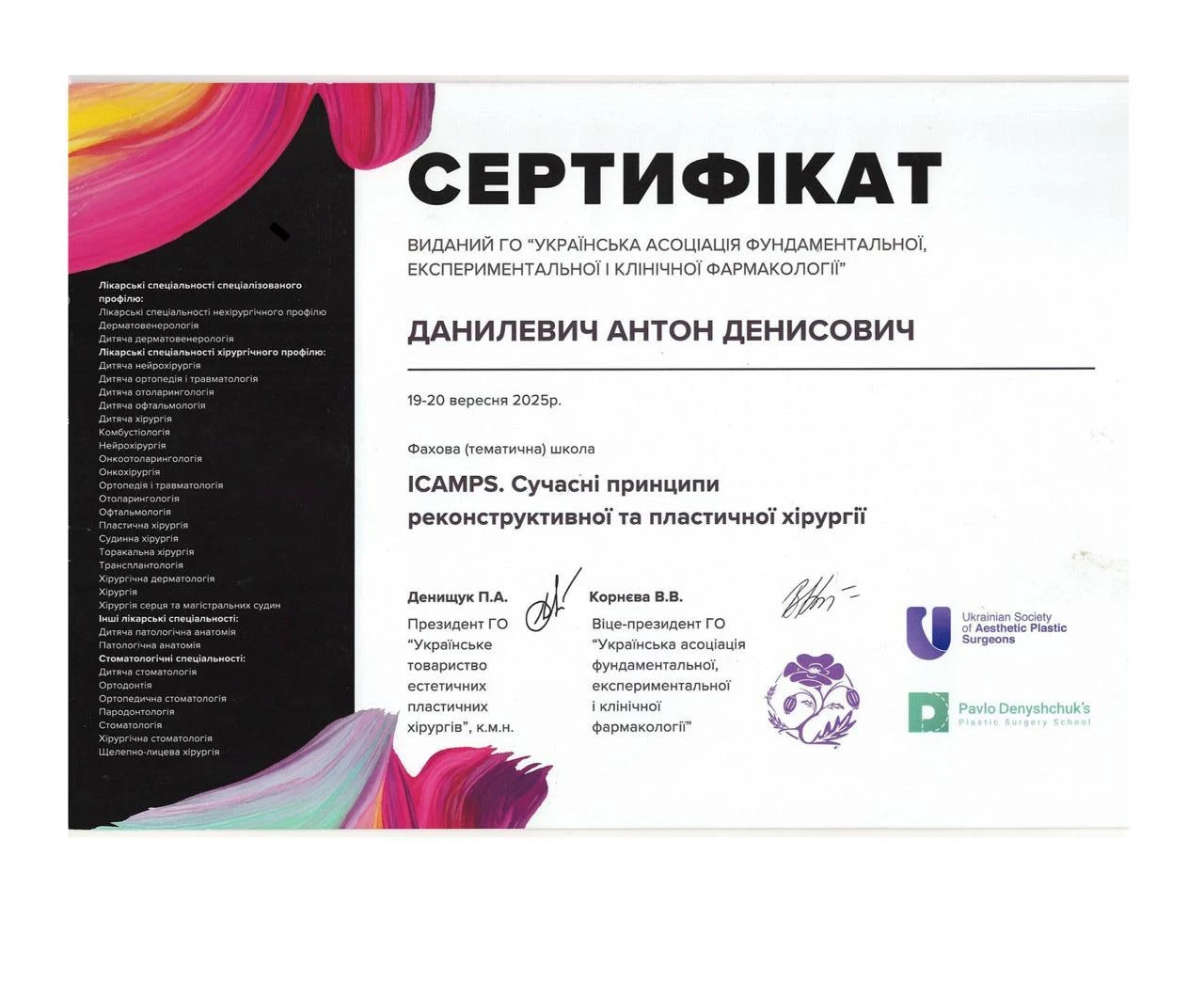 Данилевич Антон Денисович